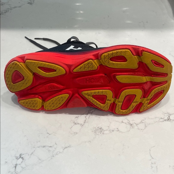 Hoka Black and Red Athletic Shoes - Picture 12 of 16